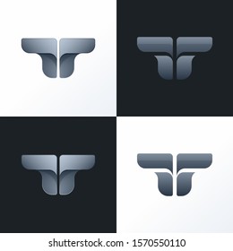 colorful technology logo design ready to use