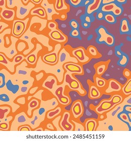 COLORFUL TEMPLATE ABSTRACT PAPER CUT PATTERN DESIGN FLAT PASTEL COLOR FOR WALLPAPER BACKGROUND ELEMENT VECTOR 