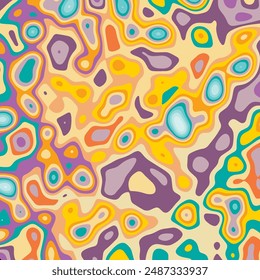 COLORFUL TEMPLATE ABSTRACT PAPER CUT PATTERN DESIGN FLAT PASTEL COLOR FOR WALLPAPER BACKGROUND ELEMENT VECTOR 