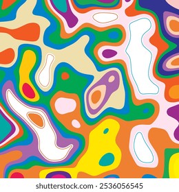 COLORFUL TEMPLATE ABSTRACT PAPER CUT PATTERN DESIGN FLAT PASTEL COLOR FOR WALLPAPER BACKGROUND ELEMENT VECTOR 