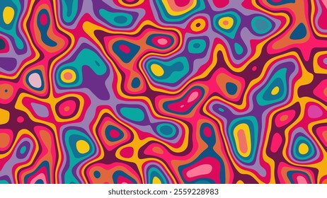 COLORFUL TEMPLATE ABSTRACT PAPER CUT PATTERN DESIGN FLAT COLOR FOR WALLPAPER BACKGROUND ELEMENT VECTOR 