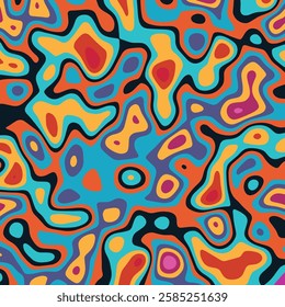 COLORFUL TEMPLATE ABSTRACT PAPER CUT PATTERN DESIGN FLAT COLOR FOR WALLPAPER BACKGROUND ELEMENT VECTOR 