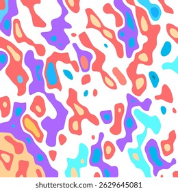COLORFUL TEMPLATE ABSTRACT PAPER CUT PATTERN DESIGN FLAT COLOR FOR WALLPAPER BACKGROUND ELEMENT VECTOR 