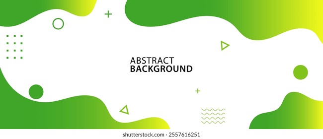 Colorful template background banner with gradient color. Design with liquid shape on various colors.
