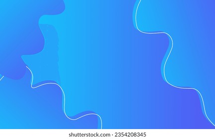 Colorful template background with gradient color. Design with wave shape.