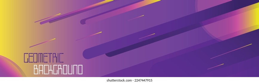 Colorful template banner with gradient color. Design with astronaut BASE