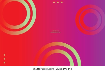 Colorful template banner with gradient color, circle shape elements, modern day abstract background. Design with liquid color circle shape. illustration vector art