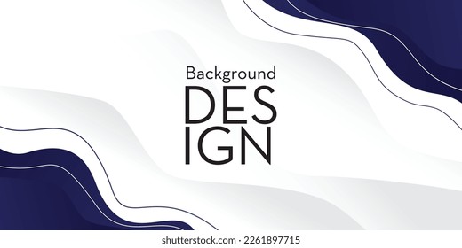 Colorful template banner with gradient color. Design with liquid shape vector