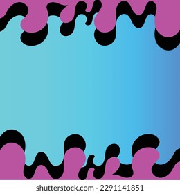 Colorful template banner with gradient color. Design with liquid shape. Dynamic shapes composition. Vector for advertising, background, banner, poster, business card, book design, website background