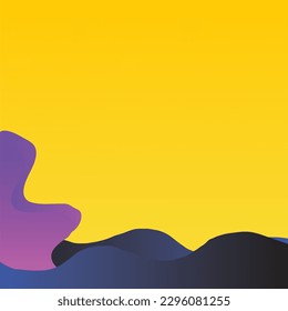 Colorful template banner with gradient color. Design with liquid shape. Dynamic shapes composition. Vector for advertising, background, banner, poster, business card, book design, website background
