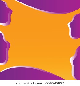Colorful template banner with gradient color. Design with liquid shape. Dynamic shapes composition. Vector for advertising, background, banner, poster, business card, book design, website background
