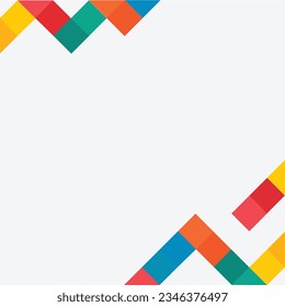 Colorful template banner with gradient color. Vector illustration Design.