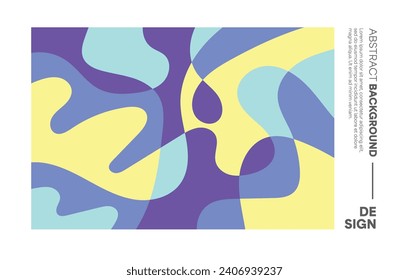Colorful template banner with gradient color. Design with liquid shape.