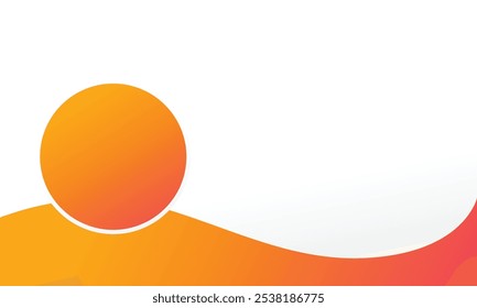 Colorful template banner with gradient color. Design with liquid shape.
