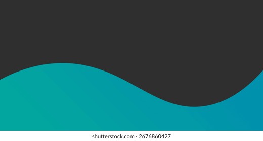 Colorful template banner with gradient color. Design with liquid shape.