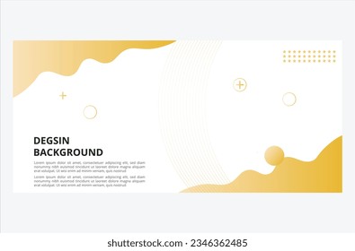 Colorful template banner with gradient. Liquid shape and gradient colorful background.