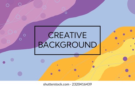 Colorful template design with gradient colors. Design with liquid form.
