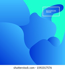 COLORFUL TEMPLATES BACKGROUND WITH GRADIENT BLUE LIQUID COLOR. GOOD FOR MODERN WALLPAPER ,COVER POSTER DESIGN