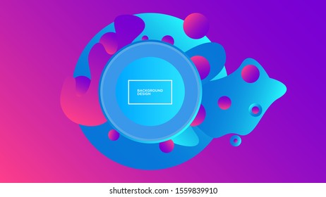 COLORFUL TEMPLATES BACKGROUND WITH GRADIENT SHAPE LIQUID COLOR DESIGN VECTOR. GOOD FOR MODERN WALLPAPER ,COVER POSTER DESIGN