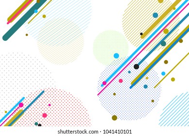 Colorful templates with geometric shapes . vector illustration background