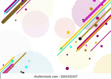 Colorful templates with geometric shapes . vector illustration background