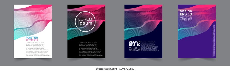 Colorful Templates Set Abstract Elements Abstract and copy space area 