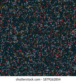 colorful  terrazzo flooring seamless texture. Realistic vector pattern of dark mosaic floor with natural stones, granite, marble, quartz, concrete. Classic Italian floor. Realistic repeatable design