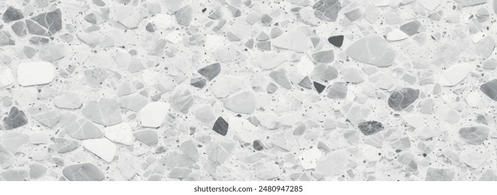 Colorful terrazzo pattern abstract background vector illustration. Multicolored terrazzo with tiny colorful marble patterns. Abstract design with colorful terrazzo flooring texture background.  