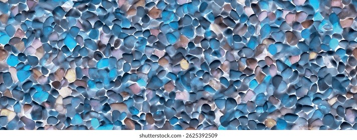Colorful terrazzo pattern abstract background vector illustration. Multicolored terrazzo with tiny colorful marble patterns. Abstract design with colorful terrazzo flooring texture background.	