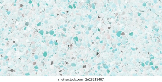 Colorful terrazzo pattern abstract background vector illustration. Multicolored terrazzo with tiny colorful marble patterns. Abstract design with colorful terrazzo flooring texture background.