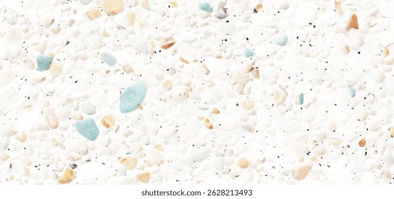 Colorful terrazzo pattern abstract background vector illustration. Multicolored terrazzo with tiny colorful marble patterns. Abstract design with colorful terrazzo flooring texture background.