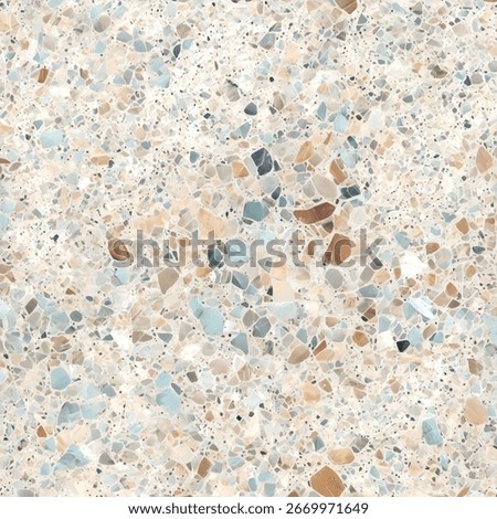 Colorful terrazzo pattern abstract background vector illustration. Multicolored terrazzo with tiny colorful marble patterns. Abstract design with colorful terrazzo flooring texture background.