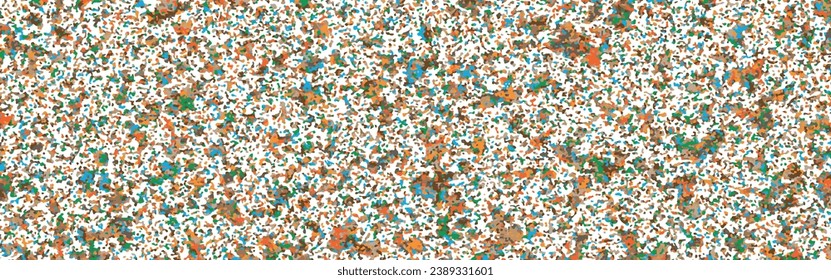 Colorful terrazzo seamless pattern on background. Abstract grey stone terrazzo tile texture vector background. Terrazzo flooring tile design for rock mosaic floor. Light quartz brick backdrop