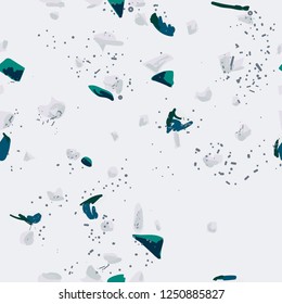 Colorful Terrazzo seamless pattern vector
