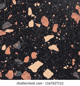 Colorful Terrazzo Texture (Vector)