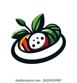 Colorful Testy Fruit Logo Illustration