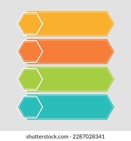 Colorful text box. Steps, options, bullets, processes and quote for presentation, infographic content element