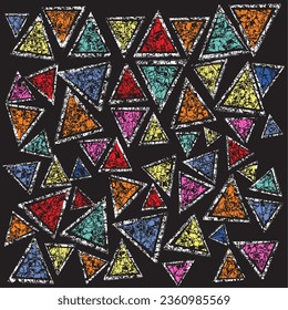 Farbige Textur mit abstrakten Mustern