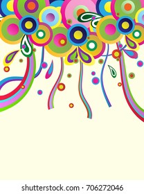 Colorful texture background vector. Party, ribbon illustration concept