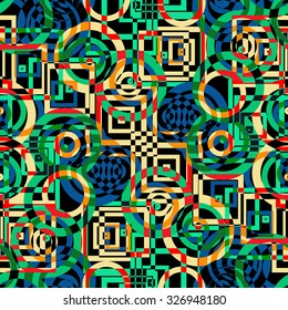 Colorful  texture seamless psychodelic pattern background