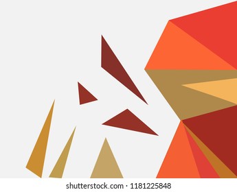 Colorful texture vector abstract polygonal pattern. Shining colorful illustration with triangles. Pattern for a brand book's backdrop.