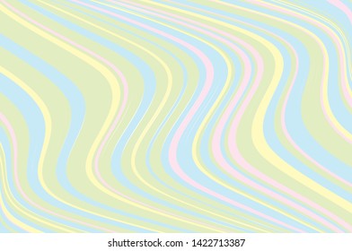 Colorful Texture with wavy, curves lines. Optical art background. Wave design black and white. Digital image with a psychedelic stripes. Vector illustration 