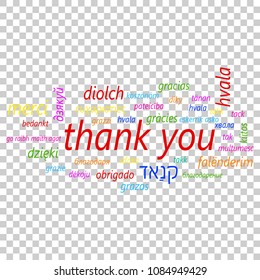 Thank You Transparent Background Stock Vectors Images Vector Art Shutterstock