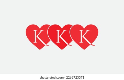 Colorful three hearts shape. Triple heart sign letters. Valentine icon and triple love symbol. Romance love with heart sign and letters. Gift love