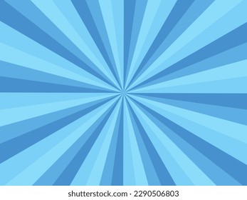 Colorful and three-dimensional concentration line background_light blue