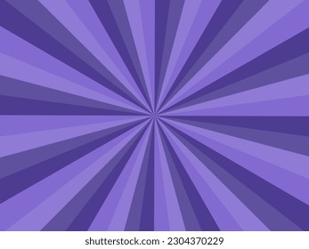 Colorful and three-dimensional concentration line background_purple