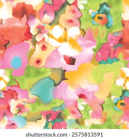 Colorful tie dye style batik pattern suitable for textile