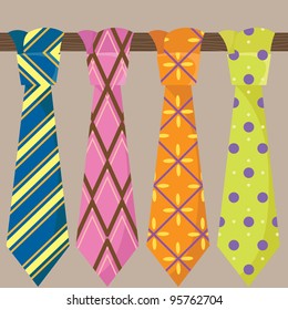 Colorful Ties