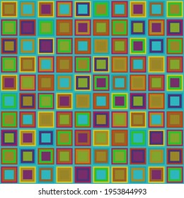 Colorful tile. Vector different colors.