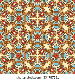Colorful tiles seamless pattern,  ready to use - just drag and drop to your swatch panel.